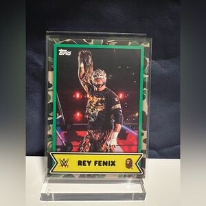 2025 Topps WWE x BAPE Wrestling REY FENIX #26 Camo